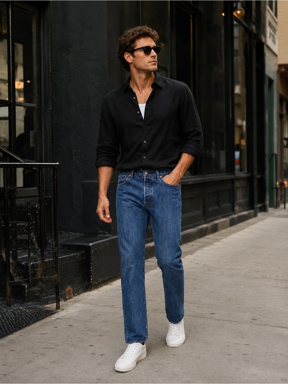 Levi’s 501 Original Fit Straight Leg Jeans 44x32